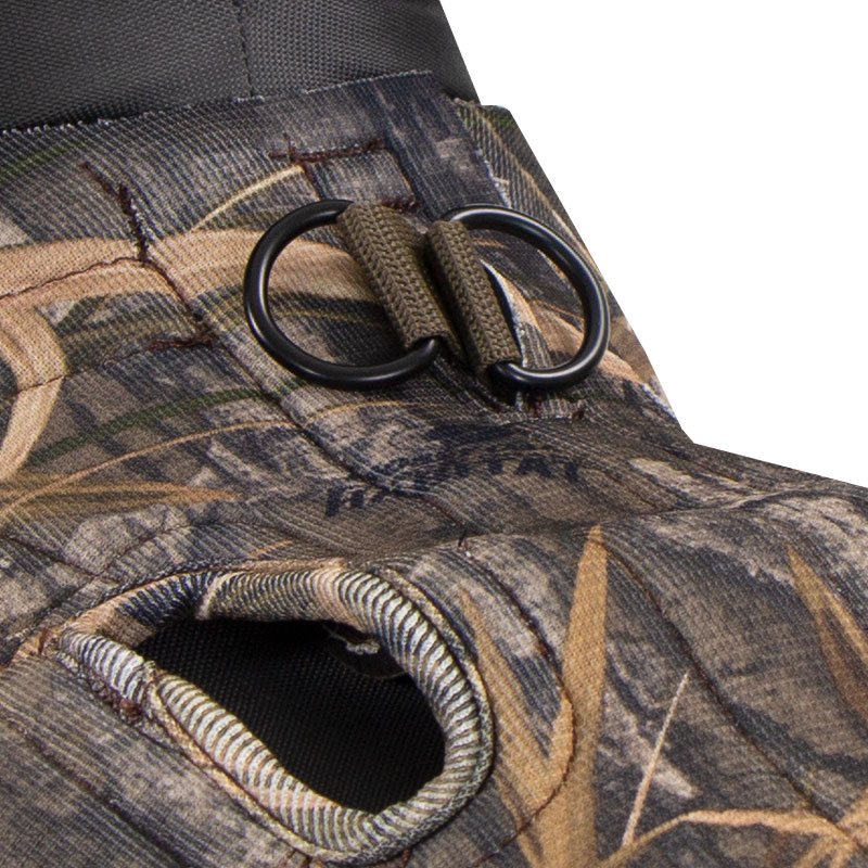 Avery Habitat Boater's Parka Vest Rings Detail 