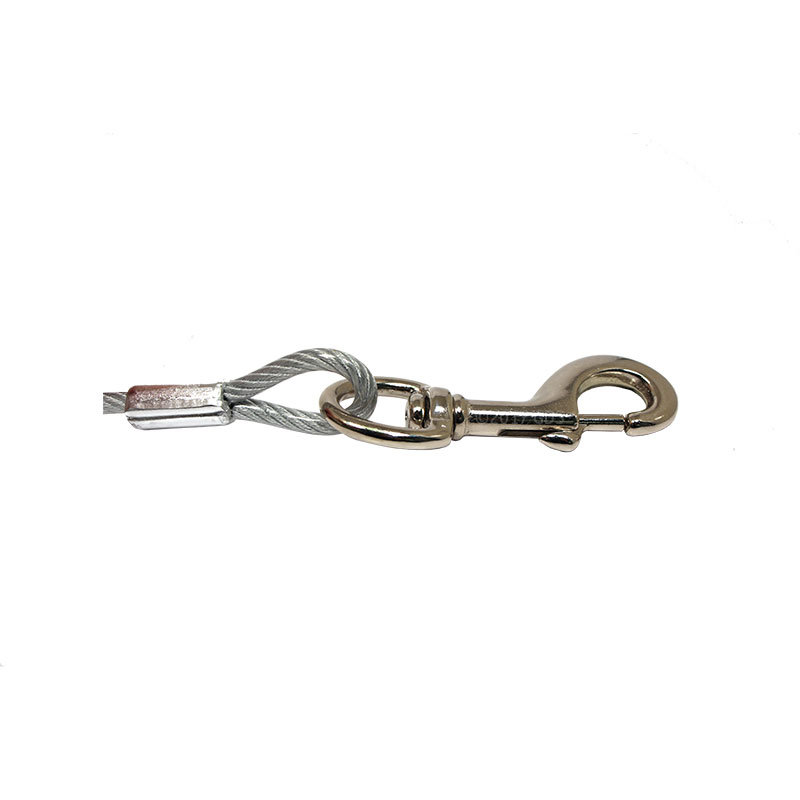 OmniPet Dog Coated Tie-Out Cable hardware