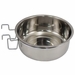 Large Stainless Steel Kennel Cup with Hanger -- approx 88 oz.
