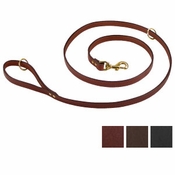 Omnipet Leather 6 ft. Snap Leashes