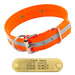 ORANGE 1 1/2 in. Beaded Reflective D-End Collar