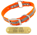 ORANGE 1 in. SunGlo Reflective O-Ring Collar