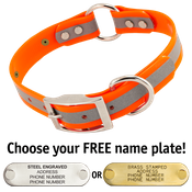  shop ORANGE 1 in. SunGlo Reflective O-Ring Collar