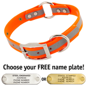 shop ORANGE 1 in. SunGlo Reflective O-Ring Collar