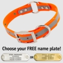ORANGE 1 in. SunGlo Reflective O-Ring Collar