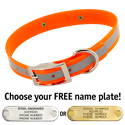 ORANGE 1 in. SunGlo Reflective Standard Collar