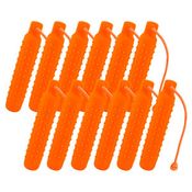  shop ORANGE PAC Posi-Grip Knobby Soft Plastic Dummy -- 12 Pack