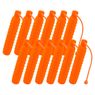 ORANGE PAC Posi-Grip Knobby Soft Plastic Dummy -- 12 Pack