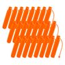 ORANGE PAC Posi-Grip Knobby Soft Plastic Dummy -- 24 Pack