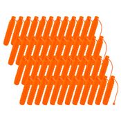  shop ORANGE PAC Posi-Grip Knobby Soft Plastic Dummy -- 48 Pack
