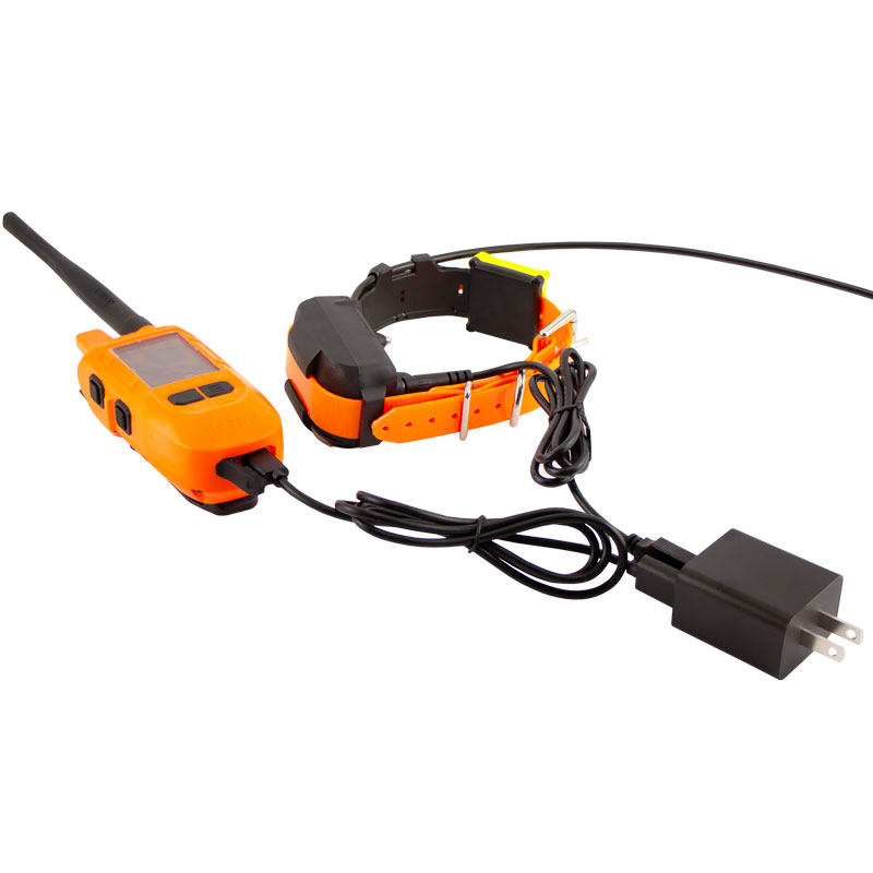 Pathfinder 2 Compass Collar and Handheld on Charger