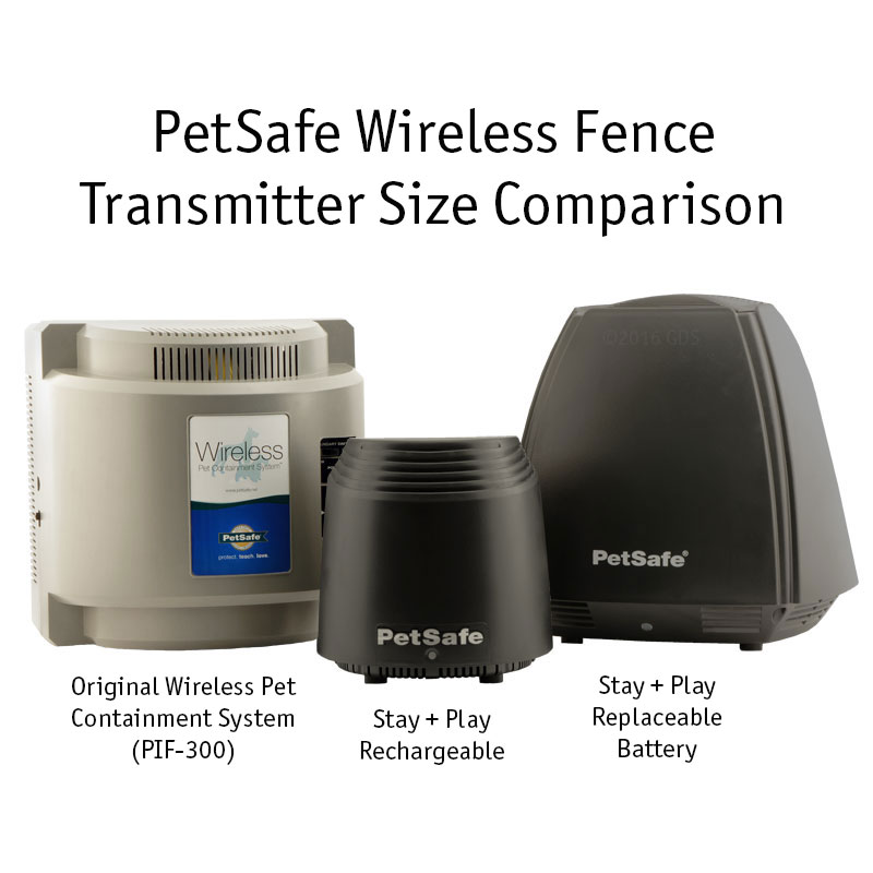 Petsafe Wireless Transmitter Size Comparison