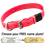 HOT PINK BIG DAWG 1 in. Biothane D-End Collar