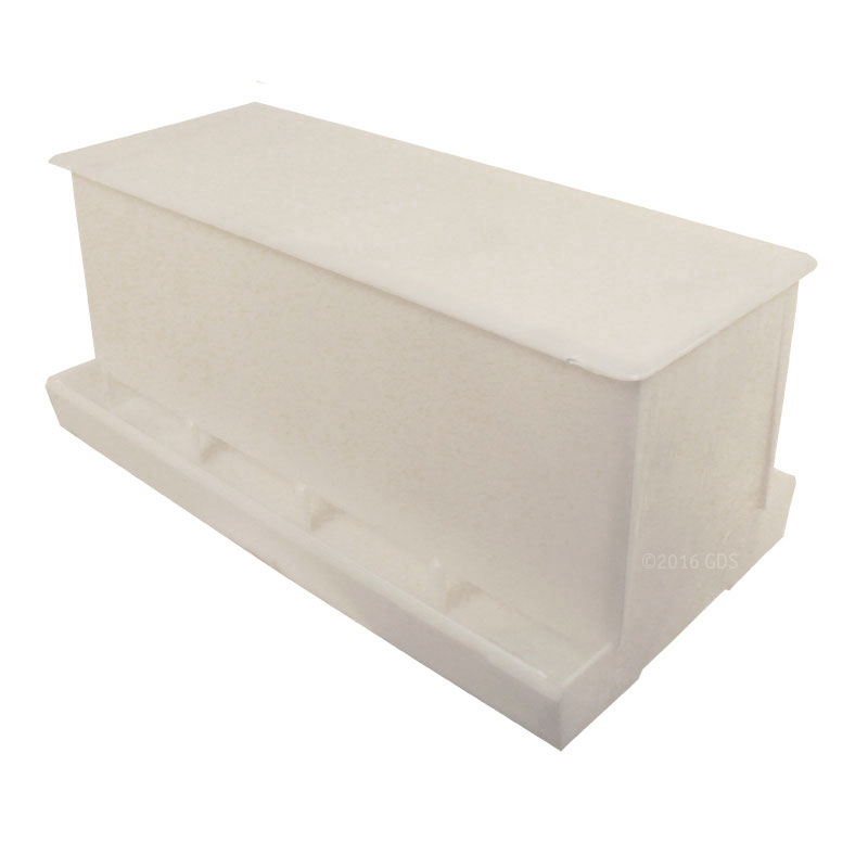 Plastic game bird feeder corner