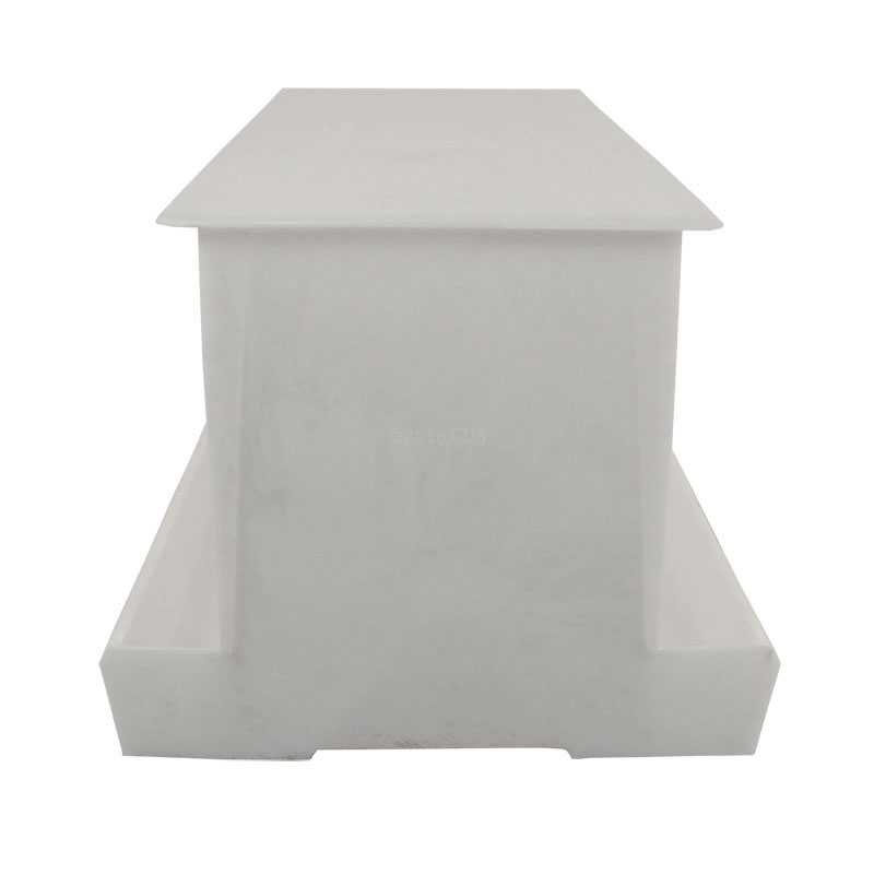 Plastic game bird feeder front