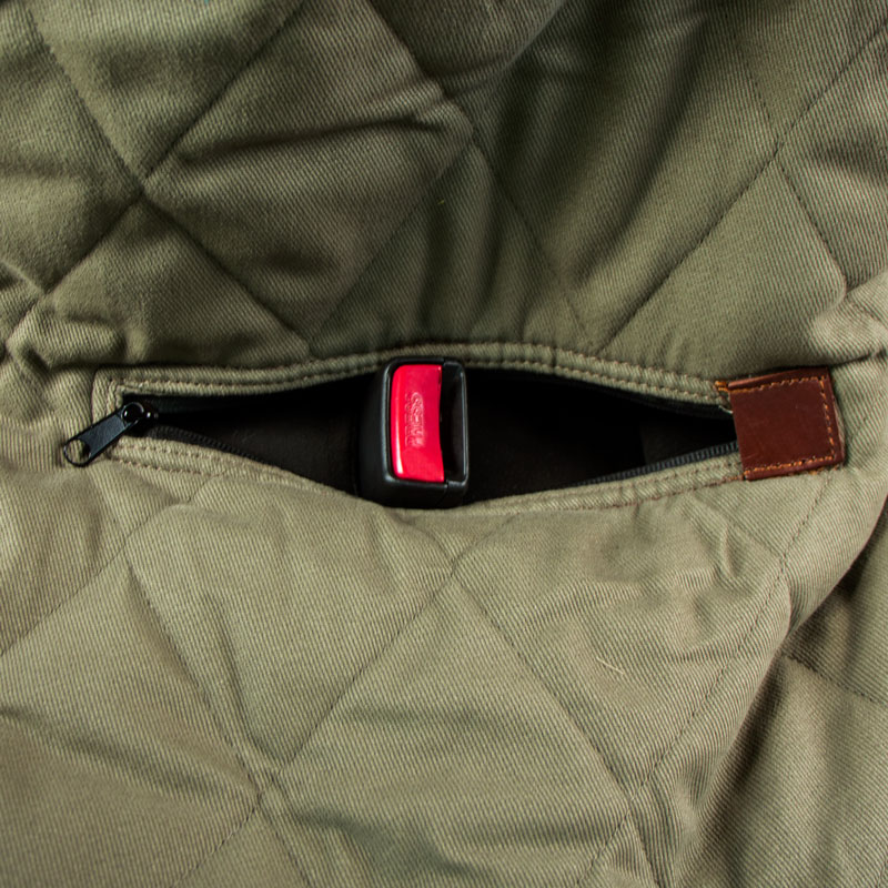 MOPIX Quilted Bench Seat Cover Buckle Zipper.