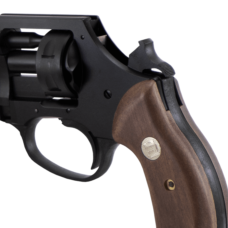 Pro 209 Wooden Handle Pistol Hammer Cocked