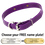 PURPLE 1 in. SunGlo D-End Collar