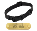 BLACK SHORT 3/4 in. QUICK DAWG Nylon Quick Release Collar