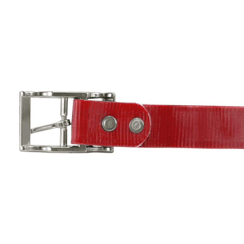 RED 1 in. SunGlo Center Ring Collar Buckle Rivet