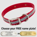 RED 1 in. SunGlo Reflective Standard Collar