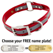  shop RED 1 in. SunGlo Reflective O-Ring Collar