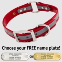 RED 1 in. SunGlo Reflective O-Ring Collar