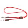 Red Mendota Solid Braid Lanyard Double Snap