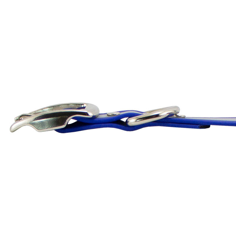 Reflective Biothane Standard Collar Buckle Side