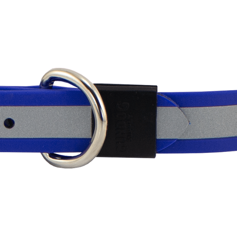 Reflective Biothane Standard Collar Keeper Detail