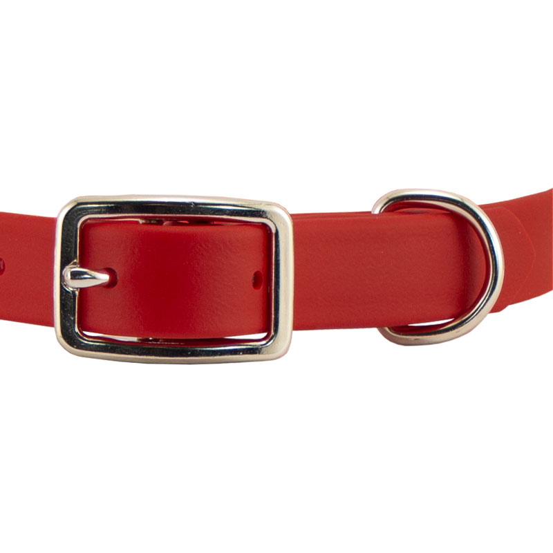 Super Heavy Biothane Standard Collar Buckle Front