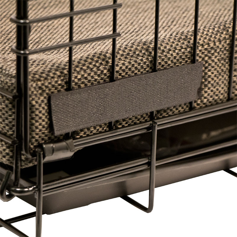Bizzy Bed Crate Cushion Velcro Detail