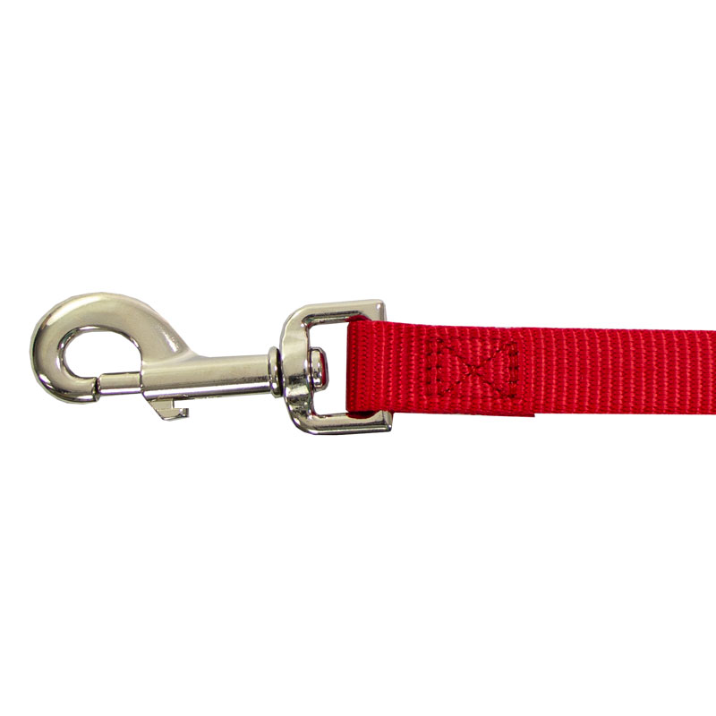 Custom Embroidered Nylon Lead Snap Detail