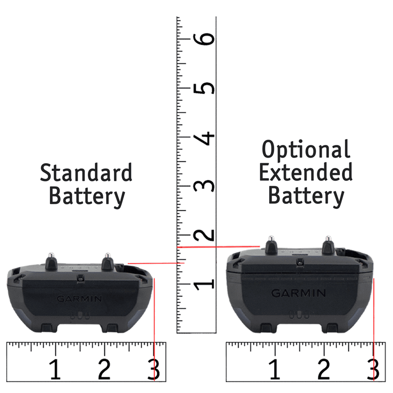 TT25 Collar Battery Pack Comparison
