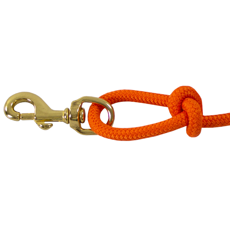 Double Braid Check Cord Snap and Knot Detail