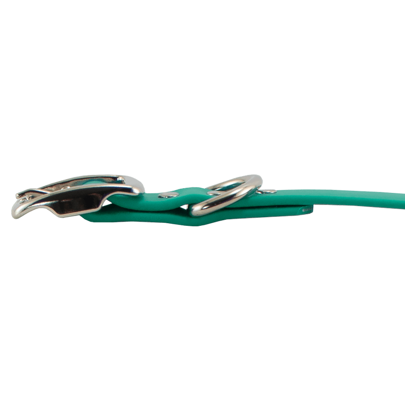 Super Heavy Biothane Standard Collar Buckle Side