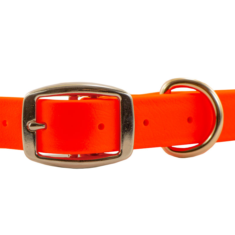 Super Heavy Biothane Standard Collar Buckle Front