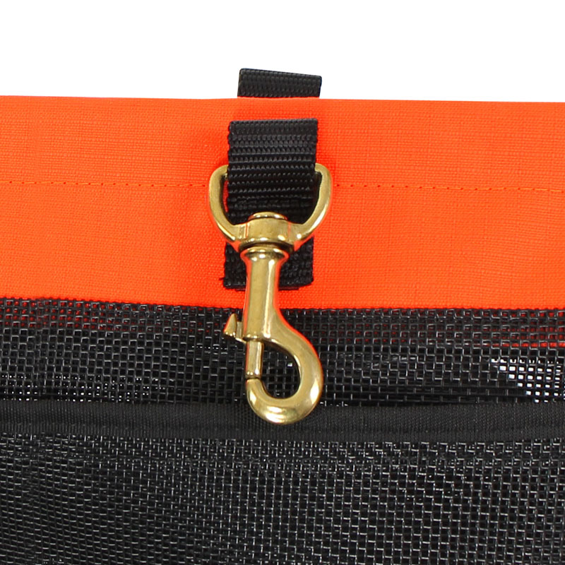 Deluxe Steward's Game Bag Bronze Snap Detail
