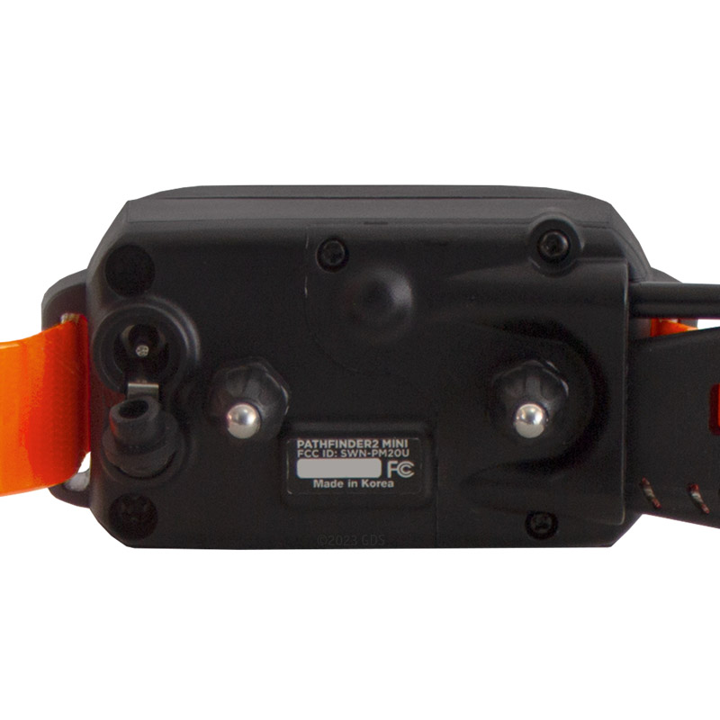 Pathfinder 2 MINI Collar Charging Port Detail