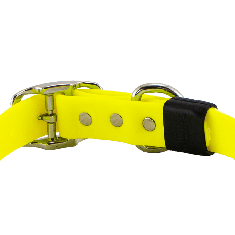 Super Heavy Biothane Center Ring Collar Buckle Back