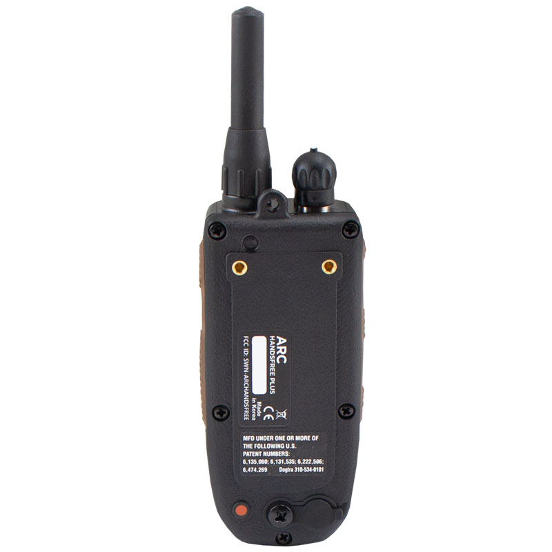 Dogtra Arc Handsfree Plus Transmitter Back Detail