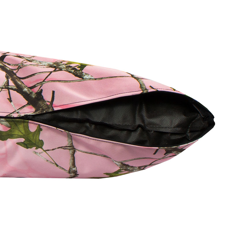 Pink Camo Bizzy Bed Zipper Detail