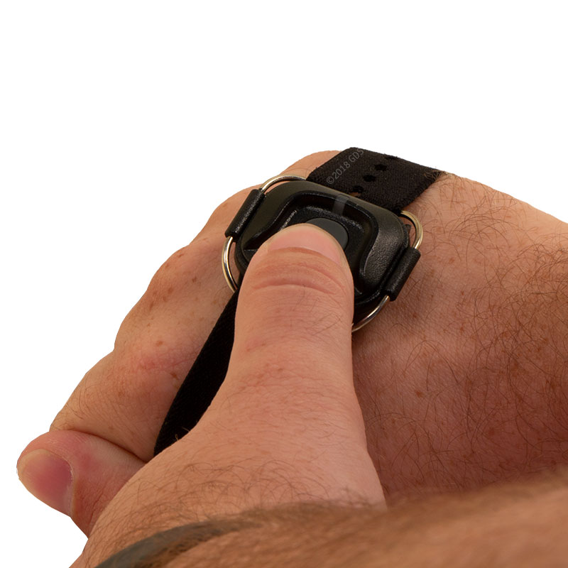 Dogtra Arc Handsfree Plus Remote on Hand