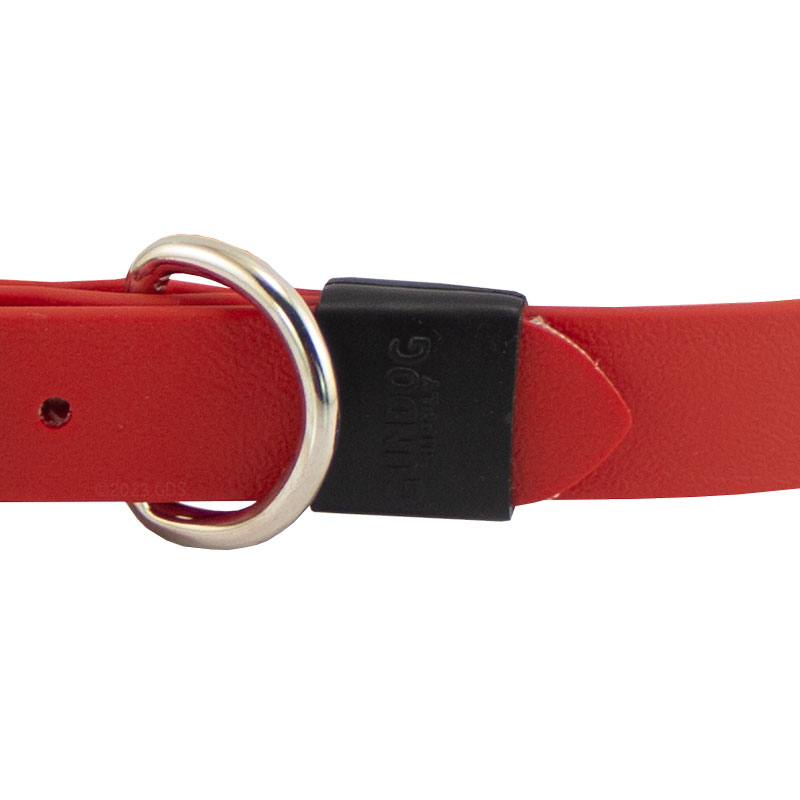 Super Heavy Biothane Standard Collar Keeper Detail