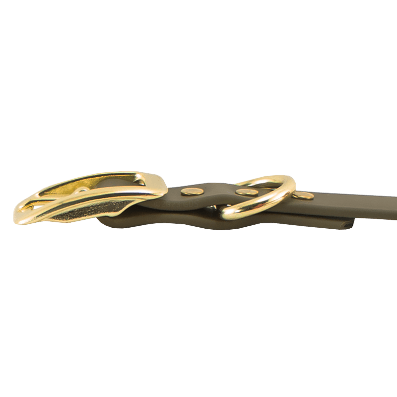 Super Heavy Biothane Standard Collar Buckle Side