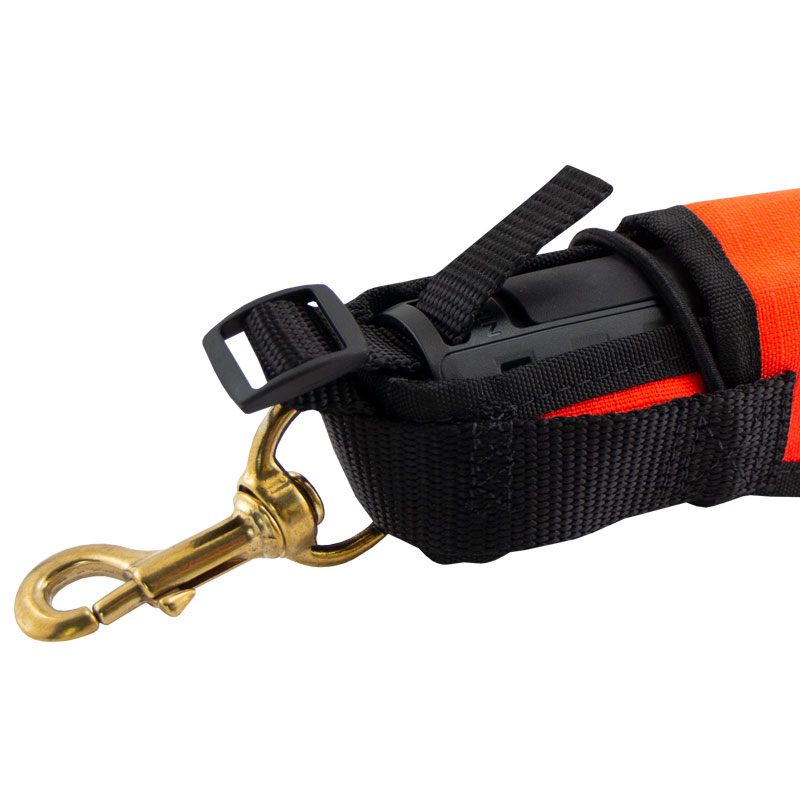 PRO 550 PLUS Transmitter Holster Strap Adjustment Detail