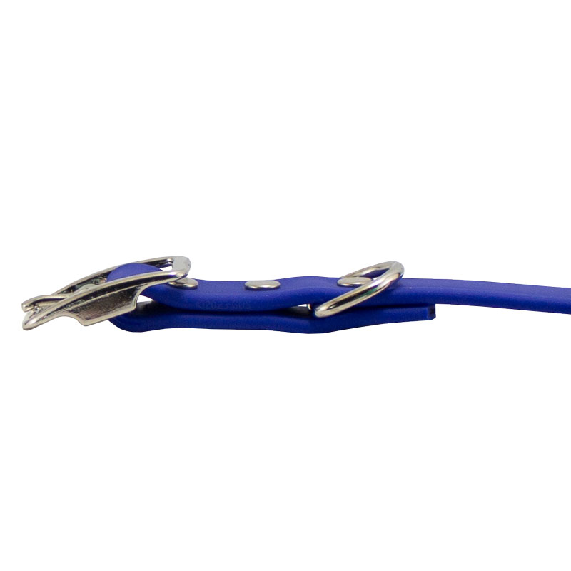 Super Heavy Biothane Center Ring Collar Buckle Side