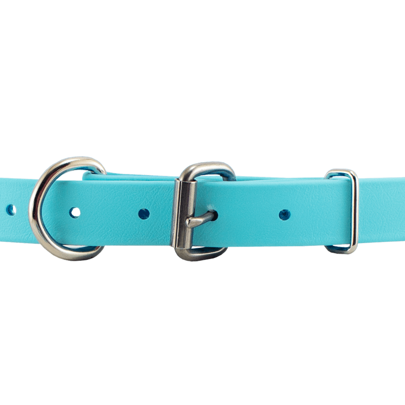 Super Heavy Biothane D-End Collar Buckle Front