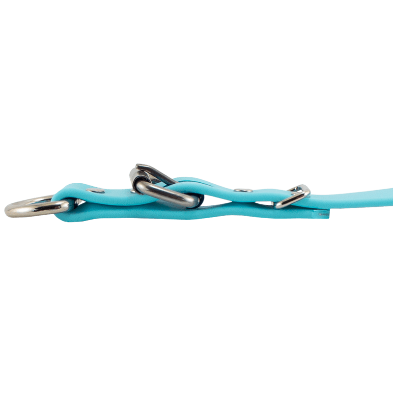 Super Heavy Biothane D-End Collar Buckle Side
