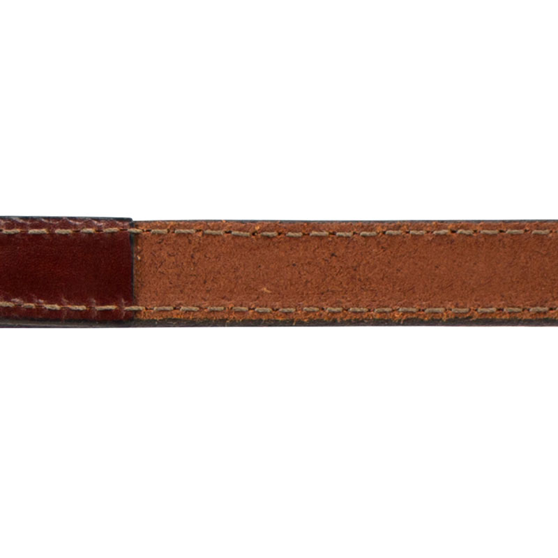 Leather Collar Inside Stitching Detail
